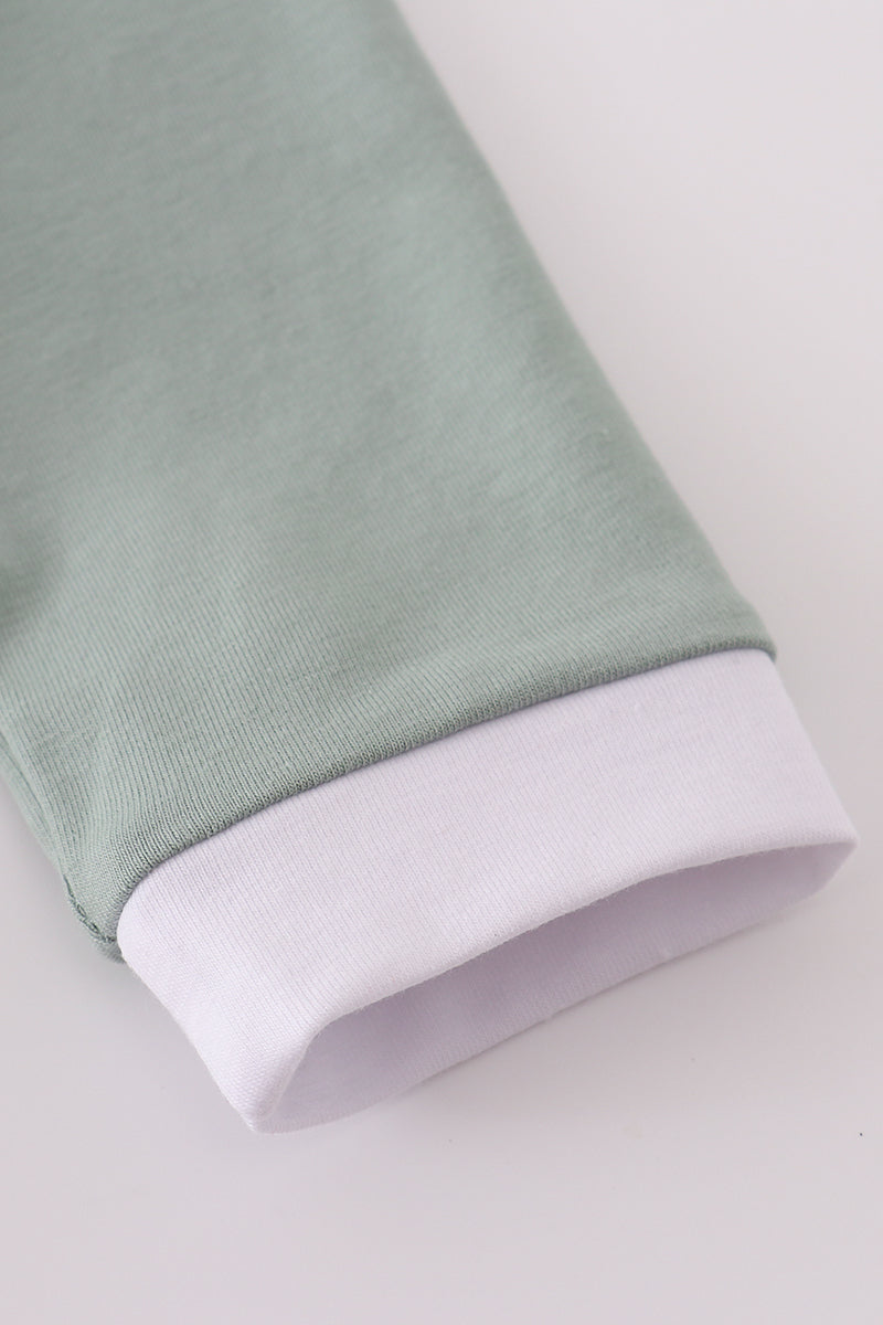 Sage long sleeve bubble