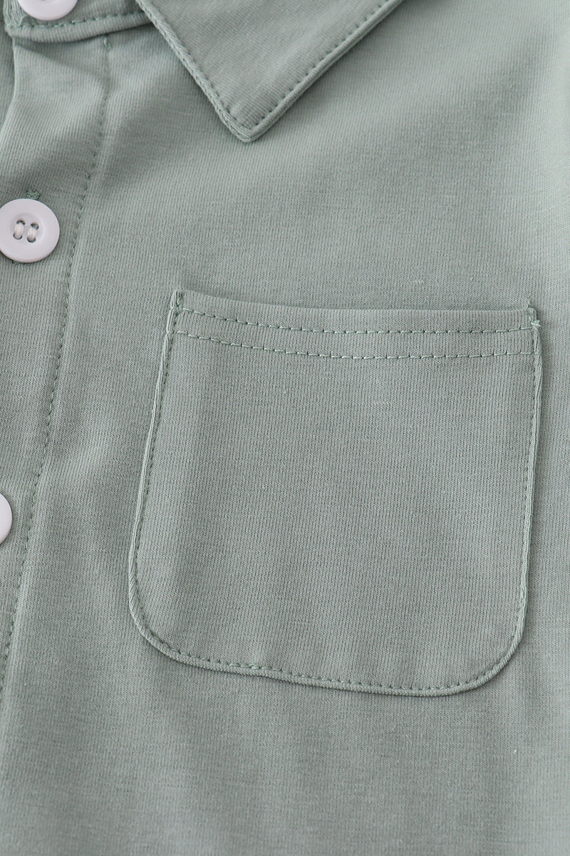 Sage button down shirt